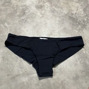 Eberjey Swimwear‎ Bottom Womens Size Large Black Pique Coco W1921co